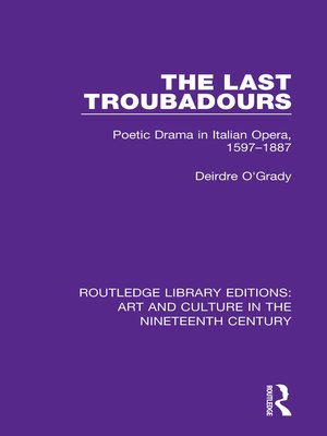 cover image of The Last Troubadours